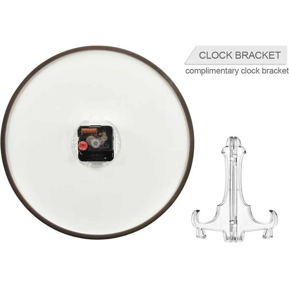 Watercolor Sunflower Yellow Wall Clocks Battery Operated 12 Inch Non - Ticking